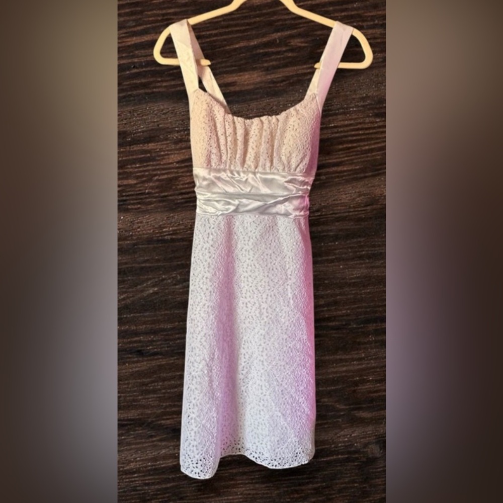 Dress Barn Lace Dress Sleeveless Lined Party Casual Summer/Spring Bridal Size 8